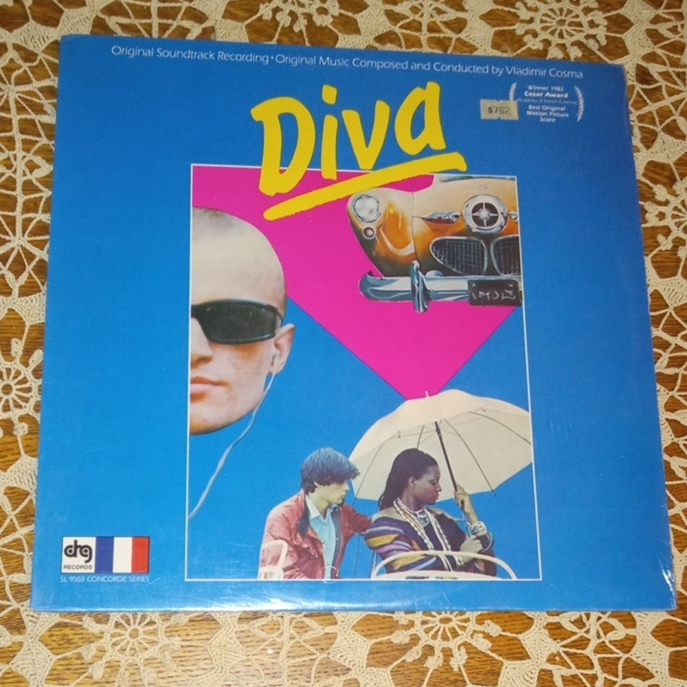 Diva Soundtrack Vinyl Record - Blue Cover